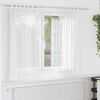 vidaXL Voile Curtains with Loops 2 pcs White 140x140 cm