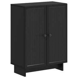 vidaXL Bathroom Storage Cainet EDE Black 59.5 x 31 x 80 cm