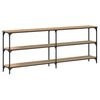 vidaXL Console Table Artisan oak 200 x 29 x 75 cm