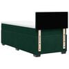 vidaXL Box Spring Bed with Mattress Dark Green 90x190 cm Velvet