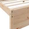 vidaXL Bookcase Bed without Mattress 120x190 cm Small Double Solid Wood Pine