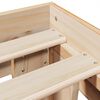 vidaXL Bed Frame without Mattress 140x190 cm Solid Wood Pine