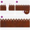 vidaXL Lawn Edgings 10 pcs Rusty 103 x 0.05 x 22 cm Weathering Steel