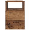vidaXL End Table Old Wood 30.5 x 30 x 45 cm Engineered Wood
