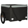 vidaXL Bike Trailer Black and Grey 45 kg Iron