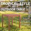 vidaXL Garden Table Brown 80 x 80 x 74 cm Solid acacia wood