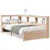 vidaXL Bookcase Bed without Mattress 90x200 cm Solid Wood Pine
