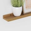 vidaXL Wall Shelf with Shelf 4 pcs Beige 40 x 9 x 3 cm Engineered Wood