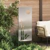 vidaXL Garden Privacy Screen Silver 50 x 140 cm Galvanised steel