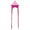 vidaXL Curtains for Loft Bed with Tower Pink Polyester
