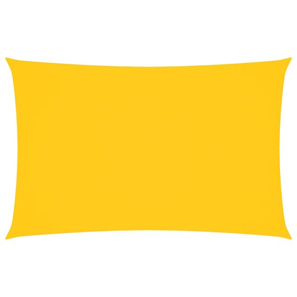 vidaXL Sunshade Sail Oxford Fabric Rectangular 4x7 m Yellow