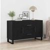 vidaXL Sideboard Black oak 100 x 36 x 60 cm Engineered wood