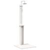 vidaXL Outdoor Shower White 75 x 76 x 217 cm Solid Pine Wood