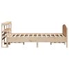 vidaXL Bed Frame without Mattress 120x190 cm Small Double Solid Wood Pine