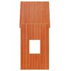 vidaXL Kids' Bed Roof Wax Brown 60x99x139.5 cm Solid Wood Pine