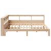 vidaXL Bookcase Bed without Mattress 140x190 cm Solid Wood Pine