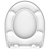 SCHÜTTE Duroplast High Gloss Toilet Seat with Soft-Close RELAXING FROG