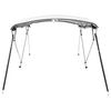 vidaXL 4-bow Bimini Top with Sidewalls 243x(170-182)x137 cm