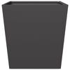 vidaXL Garden Planter Black 50x50x50 cm Steel