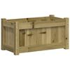 vidaXL Garden Planter 60x31x31 cm Impregnated Wood Pine