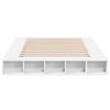 vidaXL Bed Frame without Mattress White 150x200 cm King Size