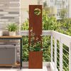 vidaXL Garden Privacy Screen Rusty 32 x 150 cm Weathering steel