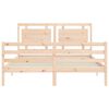 vidaXL Bed Frame without Mattress 160x200 cm Solid Wood