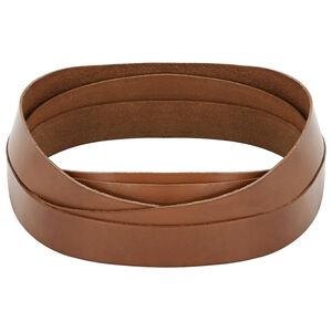vidaXL Leather Strap Brown 500 x 4 cm Leather