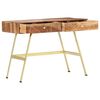 vidaXL Writing Desk with Drawers 100x55x75 cm Solid Acacia Wood