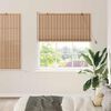 vidaXL Roller Blind with Curtains Manual Nature 150 x 160 cm Bamboo