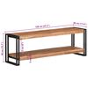 vidaXL TV Cabinet 120x30x40 cm Solid Acacia Wood