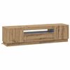 vidaXL LED TV Cabinet Artisan Oak Engineered Wood