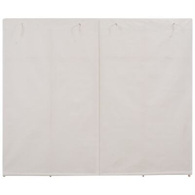 vidaXL Wardrobe White 200x40x170 cm Fabric