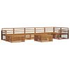 vidaXL Outdoor Sofa Set 8 pcs Natural