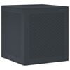 vidaXL Storage Box Anthracite 55 x 53 x 57 cm Polypropylene