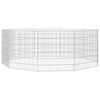 vidaXL Free Range Animal Enclosure 10-Panel 54x60 cm Galvanised Iron