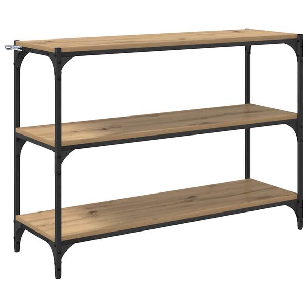 vidaXL Book Cabinet Artisan oak 100 x 33 x 70.5 cm Engineered wood