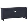 vidaXL TV Cabinet Light Black Coffee 100x30x45 cm Solid Mahogany Wood