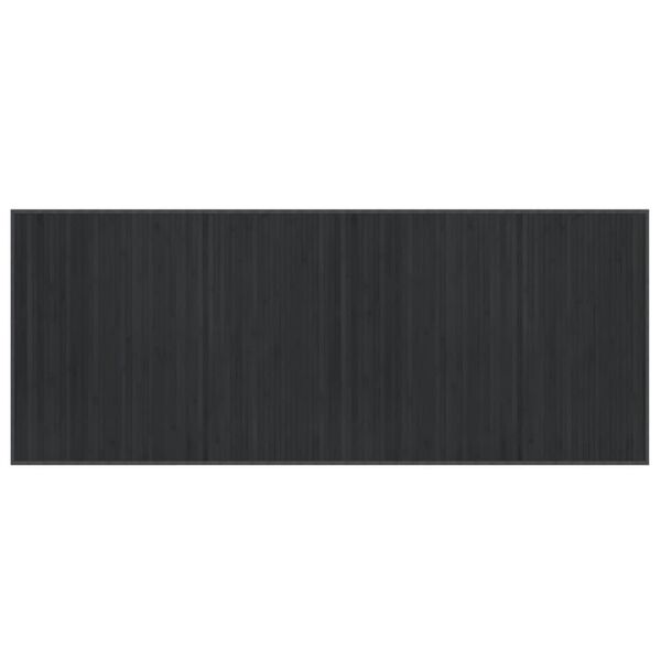 vidaXL Rug Rectangular Grey80x200 cm Bamboo