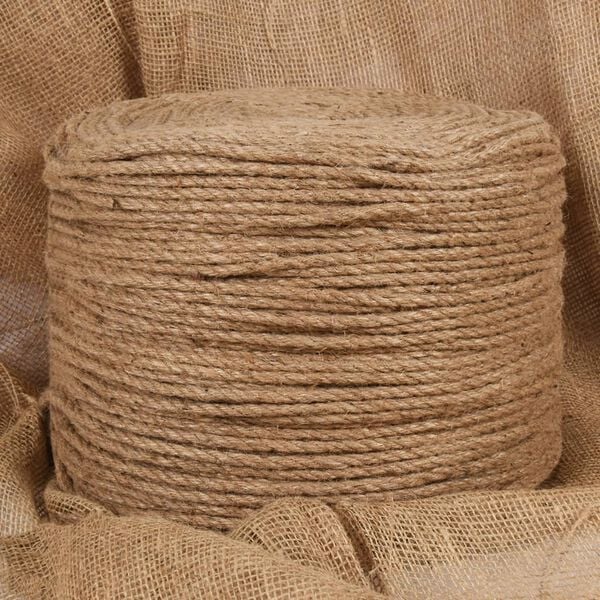 vidaXL Rope 100% Jute 8 mm 500 m