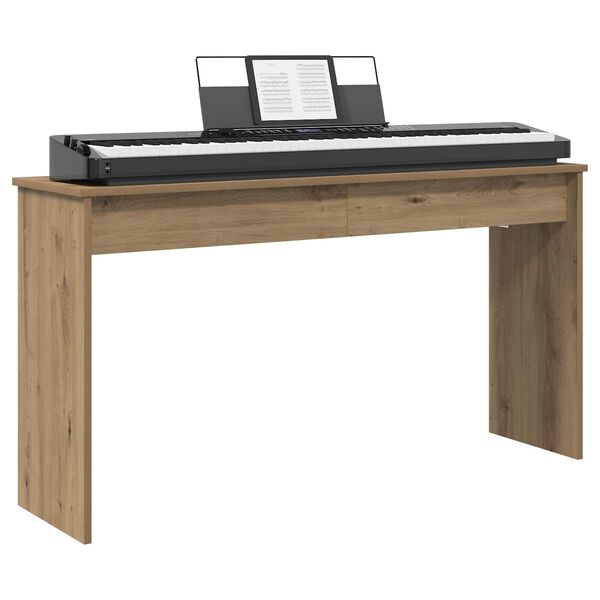 vidaXL Keyboard Stand Artisan Oak 120 x 32 x 64 cm Engineered Wood