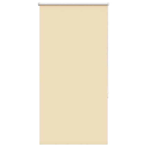 vidaXL Roller Blind Blackout Beige 85x150 cm Fabric Width 80.7 cm Polyester