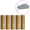 vidaXL Shear Pins for 800 kg Rope Hoist 5 pcs Brass