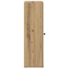 vidaXL Bathroom Cabinet with Roll Holder Artisan Oak 20.5x22x72 cm