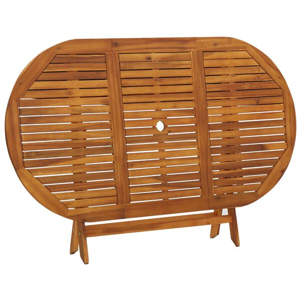 vidaXL Garden Table 160x85x75 cm Solid Acacia Wood