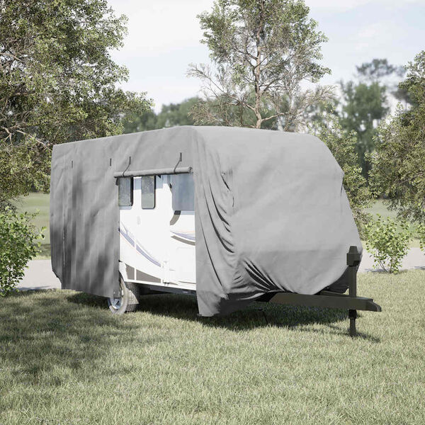 vidaXL Caravan Cover Grey 460x250x220 cm Non-woven Fabric