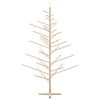 vidaXL Wooden Christmas Tree with Stand Natural 210 cm Solid pine wood