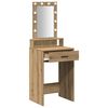 vidaXL Dressing Table Brown 50 x 41 x 140 cm Engineered Wood