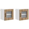 vidaXL Dishwasher Panel Kalmar 2 pcs Artisan Oak Engineered Wood