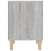 vidaXL Bedside Cabinet Grey Sonoma 40x35x50 cm